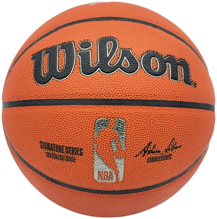 Allen Iverson Auto Signed Sig Series Indoor/Outdoor Basketball 76ers Beckett Wit