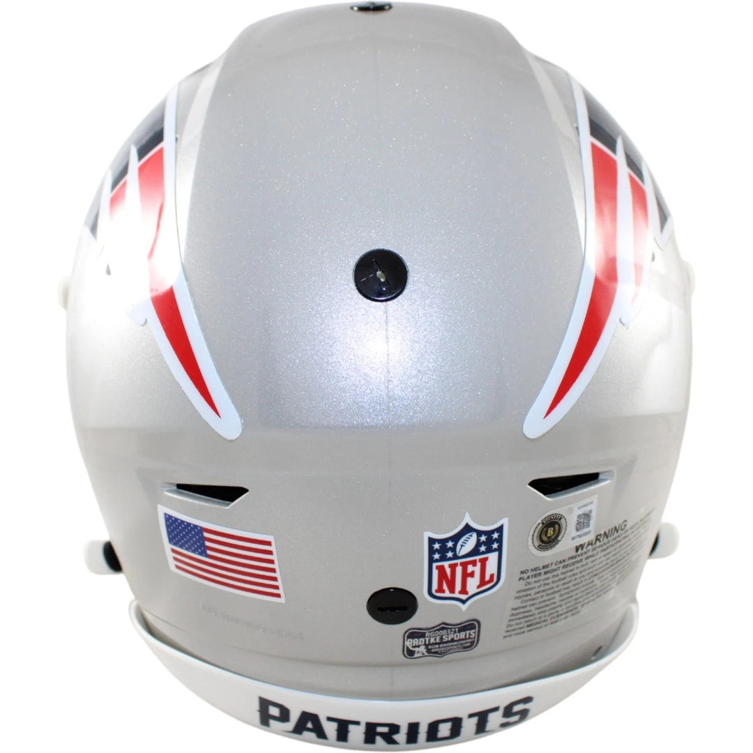 Rob Gronkowski Autographed New England Patriots SpeedFlex Helmet Beckett W 58333