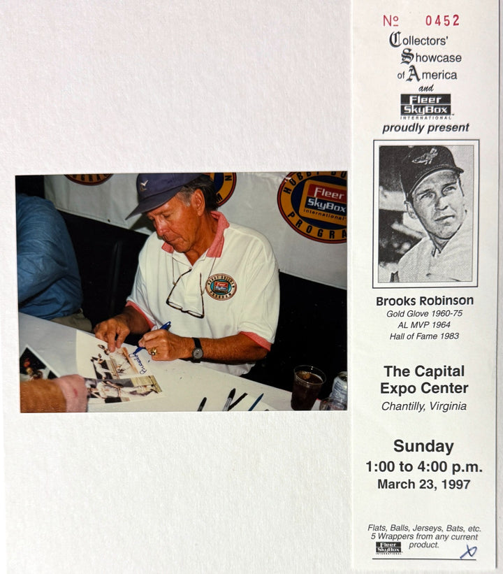 Brooks Robinson signed Baltimore Orioles MLB 8x10 Photo- CSA COA (HOF/16GG)