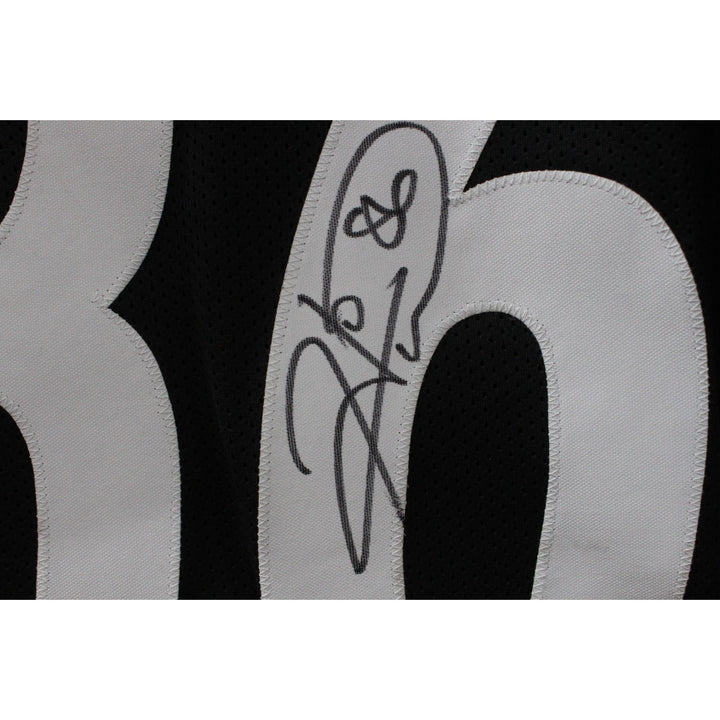 Hines Ward Autographed/Signed Pro Style sz XL Jersey Beckett Witness 50283