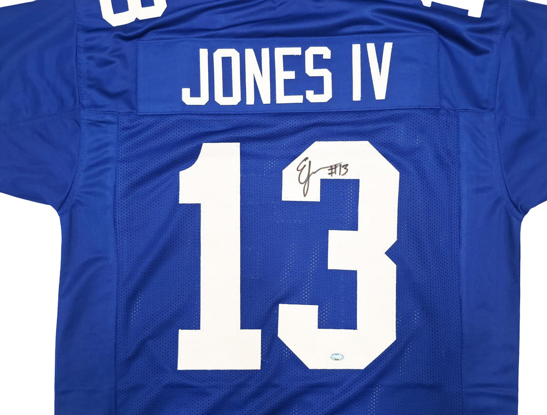 Seattle Seahawks Ernest Jones IV Autographed Signed Blue Jersey MCS Holo
