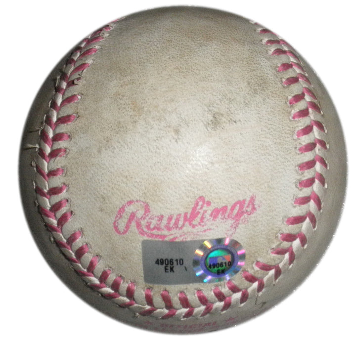 MATT HARVEY SIGNED GAME USED MOTHER'S DAY PINK BALL NY METS PITCH STARLING MARTE