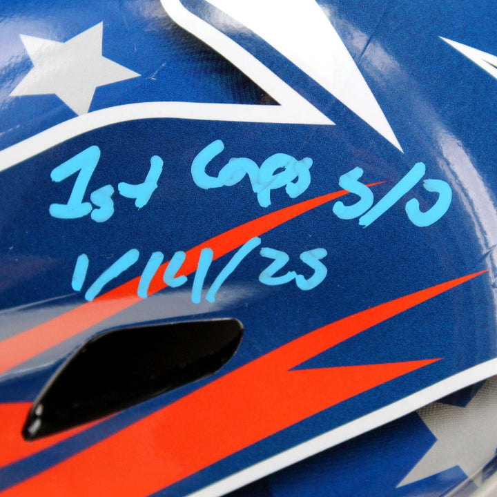 Logan Thompson Autographed Washington Capitals Goalie Mask Inscribed #D/25 IGM
