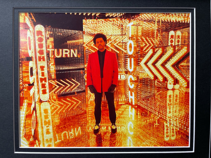 The Weeknd Signed Blinding Lights CD Album Framed Collage PSA/DNA COA Autograph