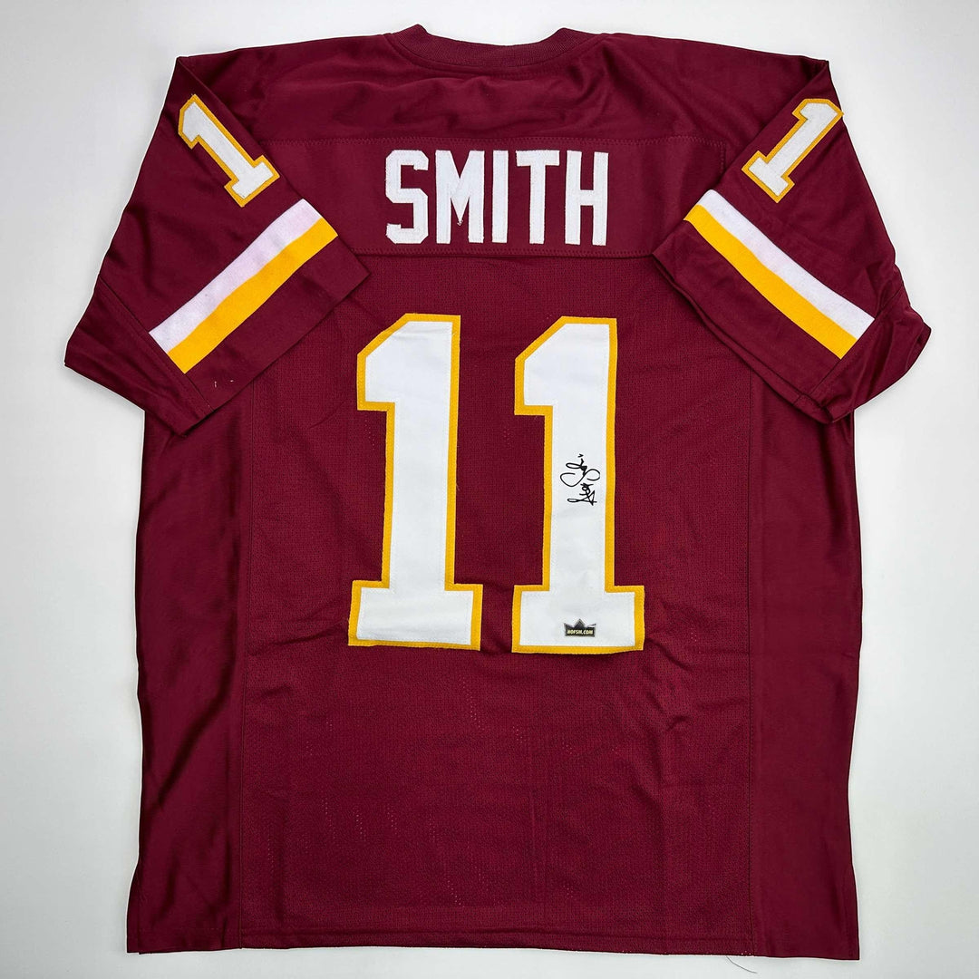 Facsimile Autographed Alex Smith Washington Red Reprint Jersey Size Men's XL