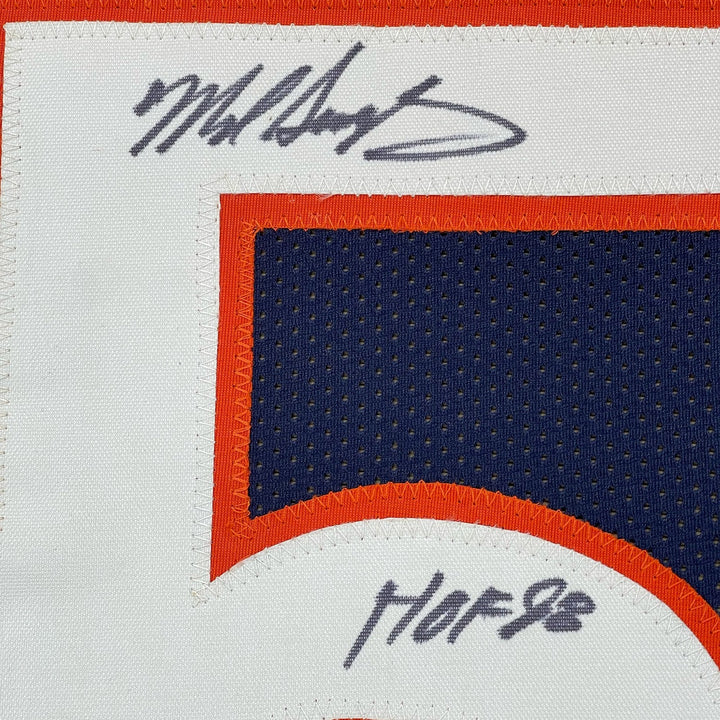 FRAMED Signed MIKE SINGLETARY HOF 35x39 Chicago Blue Jersey JSA COA