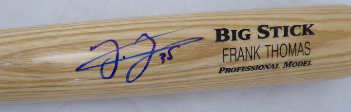 Frank Thomas Auto Blonde Rawlings Big Stick Bat White Sox Auto In Blue Beckett