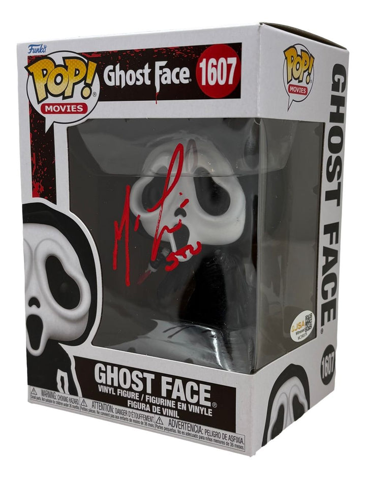 Matthew Lillard Signed Scream Ghostface Funko Pop #1607 Stu Inscribed JSA QR
