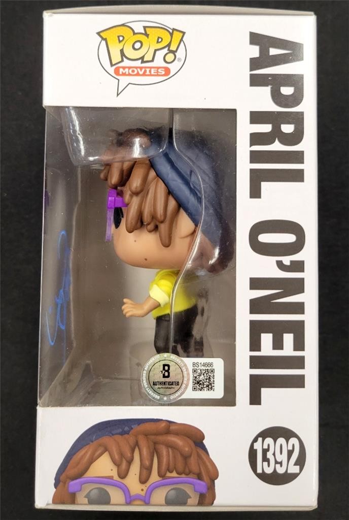 Ayo Edebiri signed April O'Neil Funko Pop! Ninja Turtles TMNT Auto ~ Beckett BAS