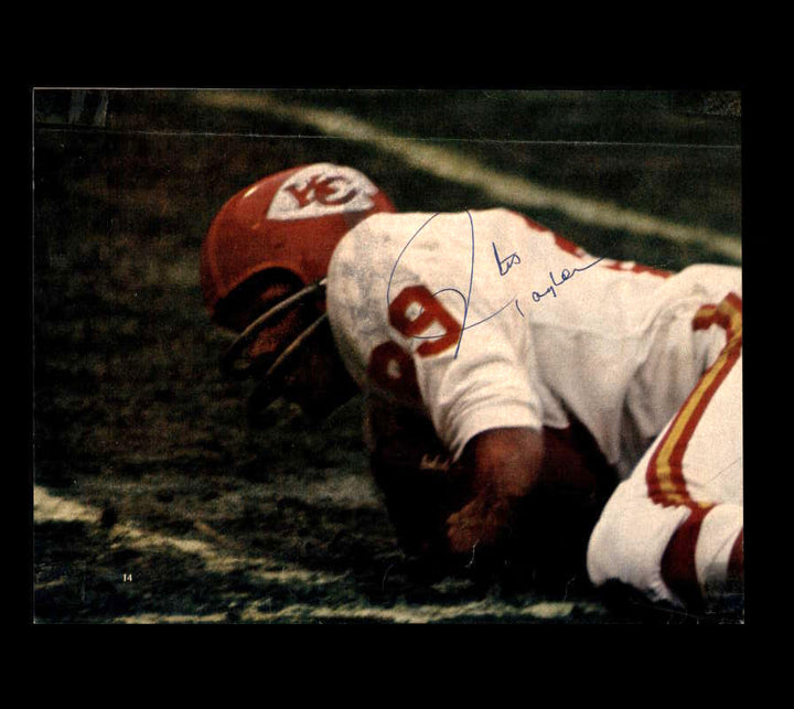 Otis Taylor JSA Autograph Vintage 8x6 Signed Photo 1960`s Chiefs