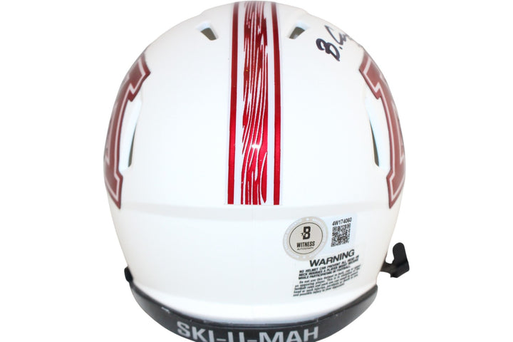 Blake Cashman Autographed Minnesota Gophers Mini Helmet Beckett Witness 52790