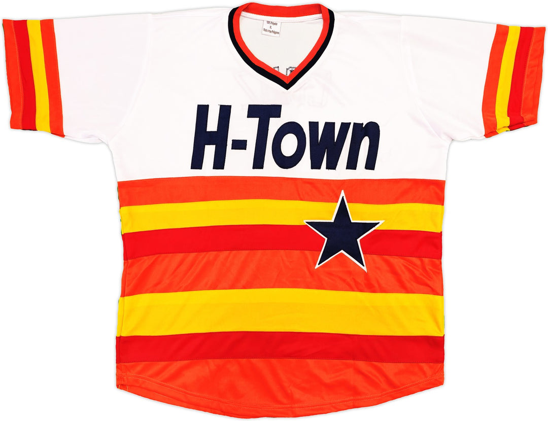 Houston Astros Jose Cruz Sr Signed White, Orange & Yellow Baseball Jersey JSA