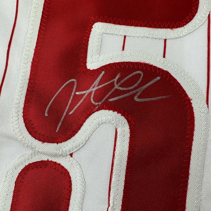 Autographed/Signed Jonathan Papelbon Philadelphia Pinstripe Jersey JSA COA