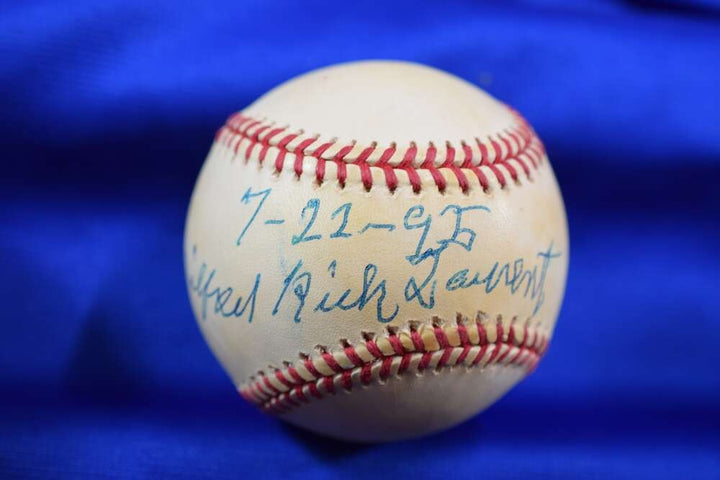 Milfred Rick Laurent PSA DNA Autograph National League ONL Signed Baseball
