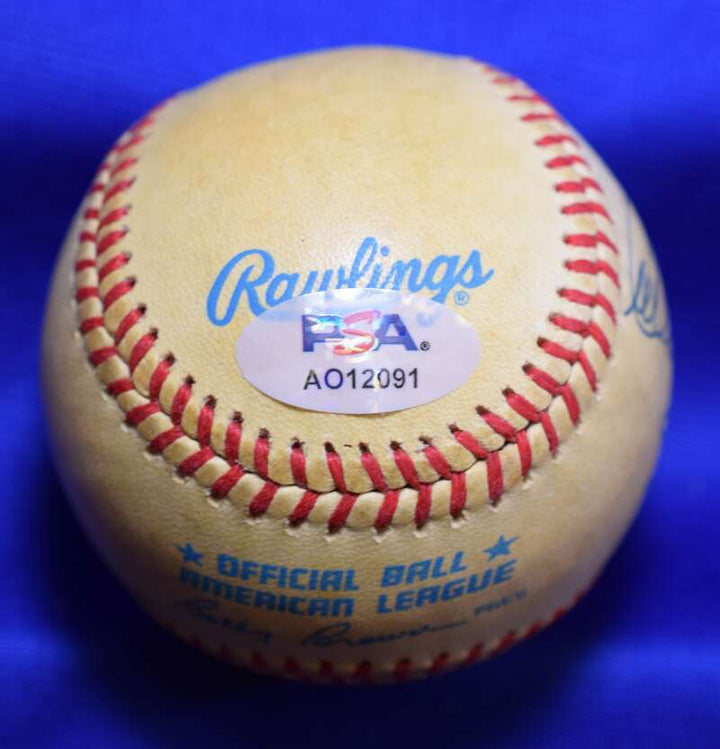 Carlton Fisk PSA DNA COA Signed American League Autograph Baseball