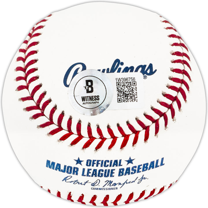 Don Mattingly Signed Official MLB Baseball Yankees "85 AL MVP" Beckett Witness