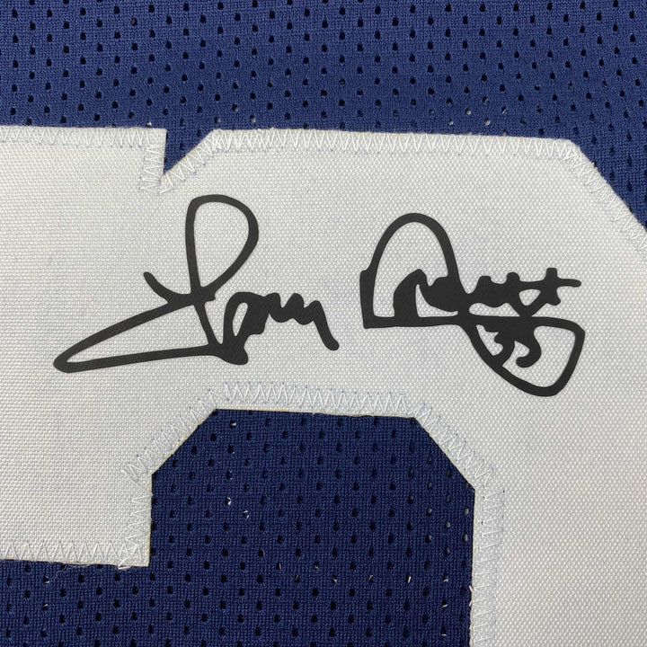 Facsimile Autographed Tony Dorsett Dallas TG Reprint Jersey Size Men's XL