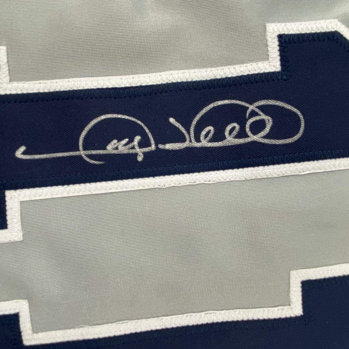 FRAMED Autographed/Signed GARY SHEFFIELD 33x42 New York Grey Jersey PSA COA