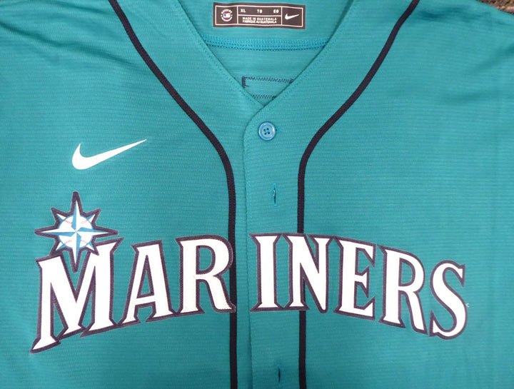 Mariners Ken Griffey Jr. Signed Teal Nike Jersey Size XL Beckett & MCS Holo