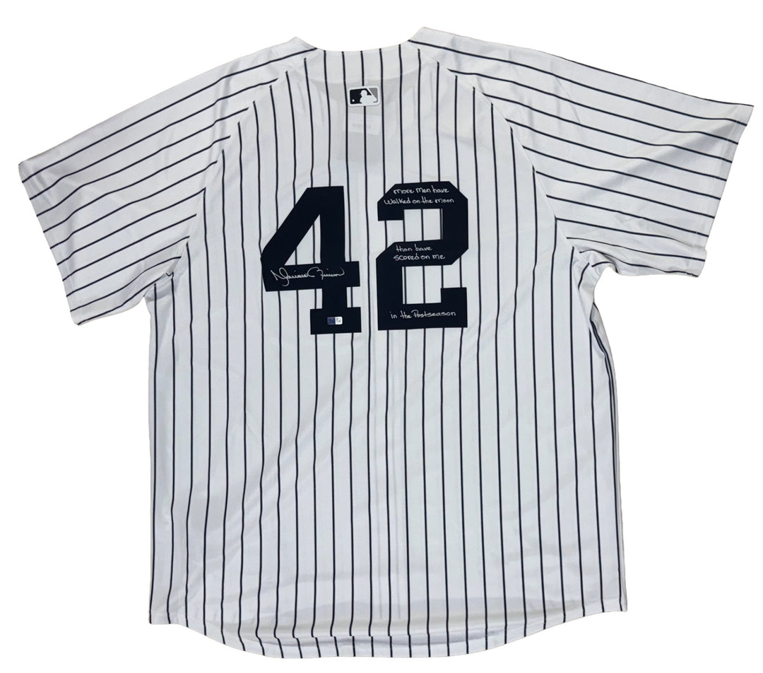Mariano Rivera Yankees #42 Signed Nike Jersey Men Walked On Moon Auto Steiner
