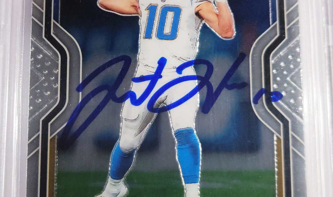 Justin Herbert Signed 2020 Panini Prizm RC 325 Chargers BGS 9 Auto GM 10 Beckett