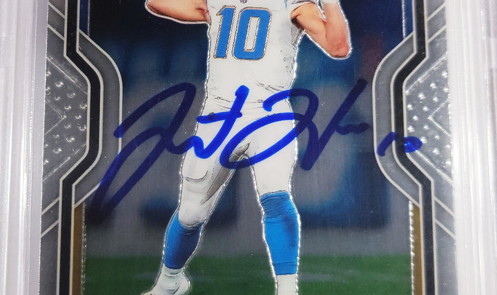 Justin Herbert Signed 2020 Panini Prizm RC 325 Chargers BGS 9 Auto GM 10 Beckett