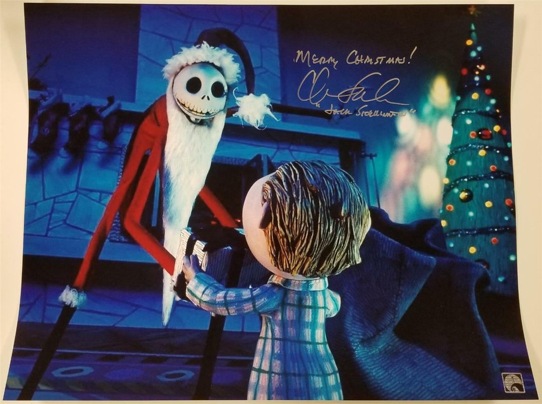 Chris Sarandon "Merry Christmas" signed Jack Skellington 16x20 Photo ~ NBC holo