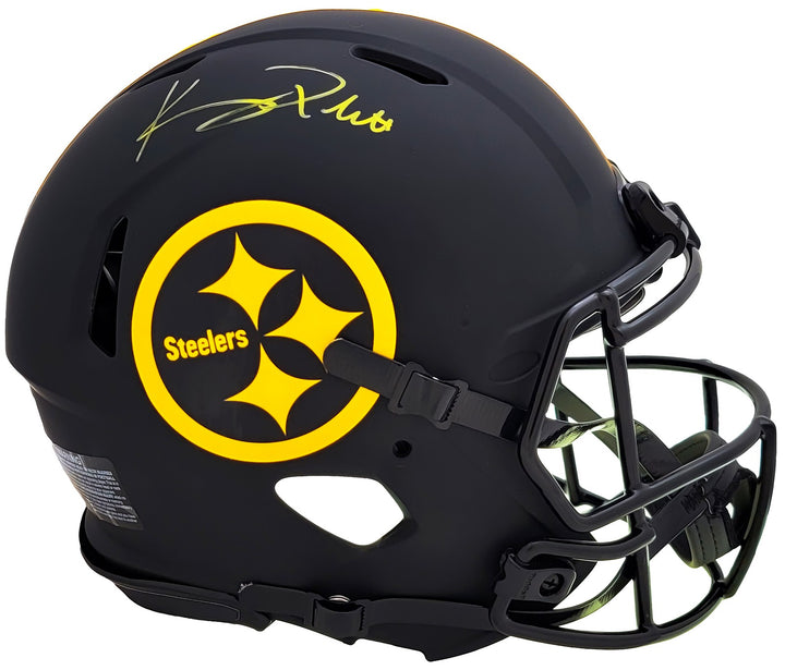 Kenny Pickett Auto Steelers Eclipse Black Full Size Authentic Speed Helmet BAS