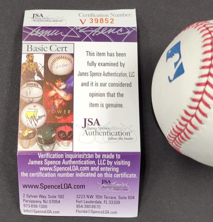 Jon Hamm signed MLB Baseball autograph Million Dollar Arm Mad Men ~ JSA COA