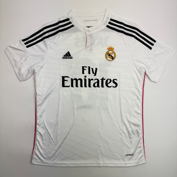 Autographed/Signed James Rodriguez Real Madrid White Soccer Jersey BAS COA