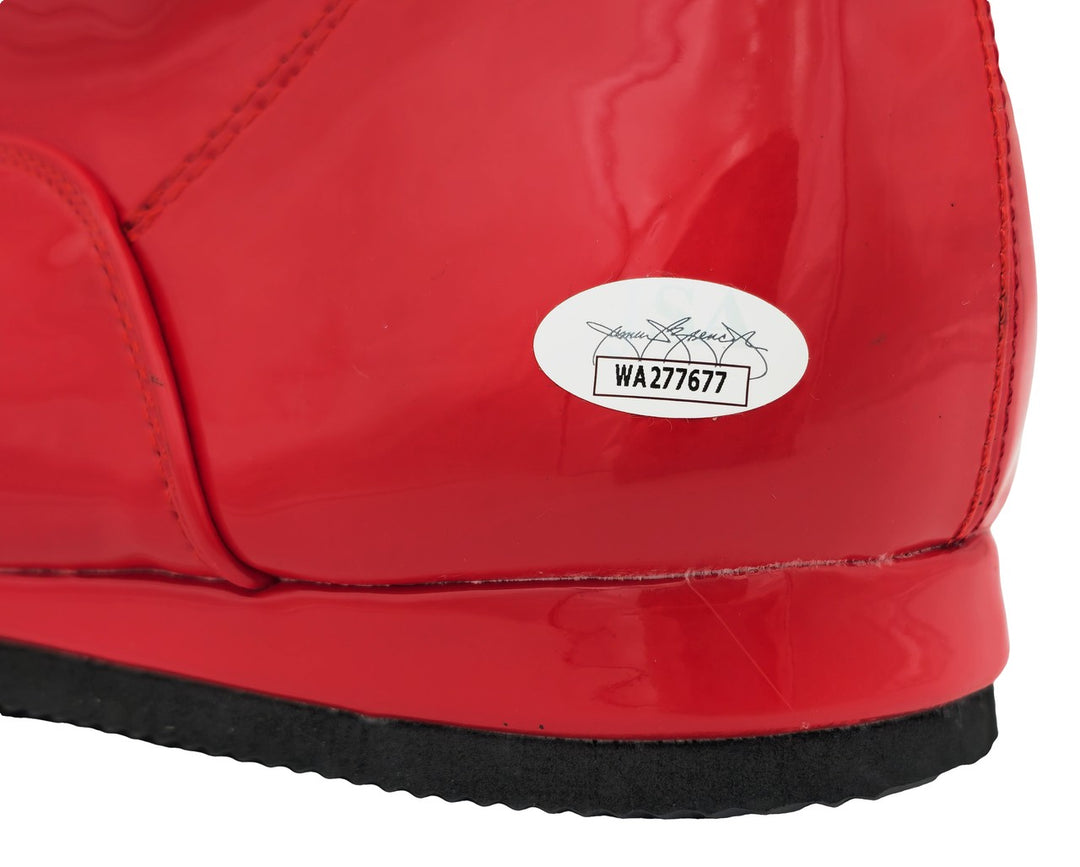 Ric Flair Autographed Signed Red Left Footed Boot WWE JSA