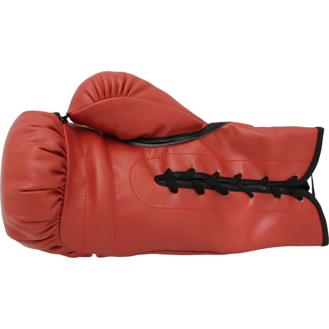 Sugar Ray Leonard Autographed Red Right Boxing Glove Beckett 44780