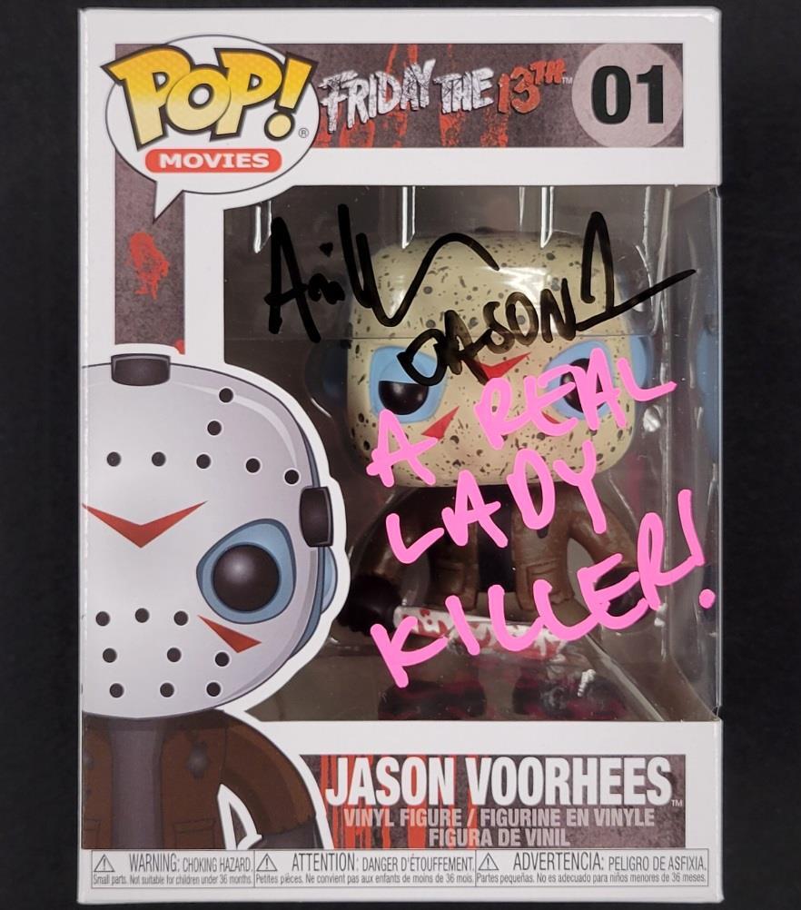 Ari Lehman signed "A Real Lady Killer" Friday 13th Funko Pop auto ~ Beckett BAS