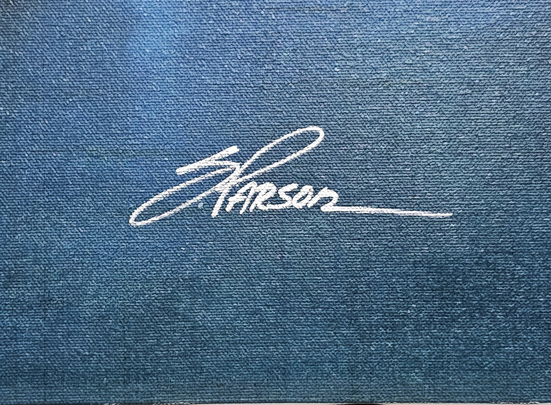 Michael Jordan Auto 30x40 Chicago's Finest Canvas Photo Sig 10 UDA Holo #23/123