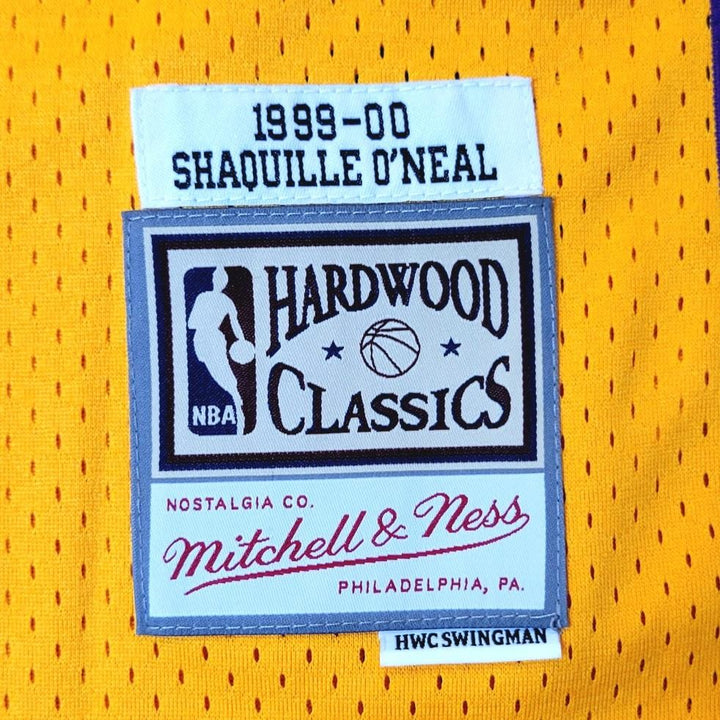 Shaquille O'Neal Shaq signed Mitchell & Ness 1999-00 Lakers Jersey autograph PSA