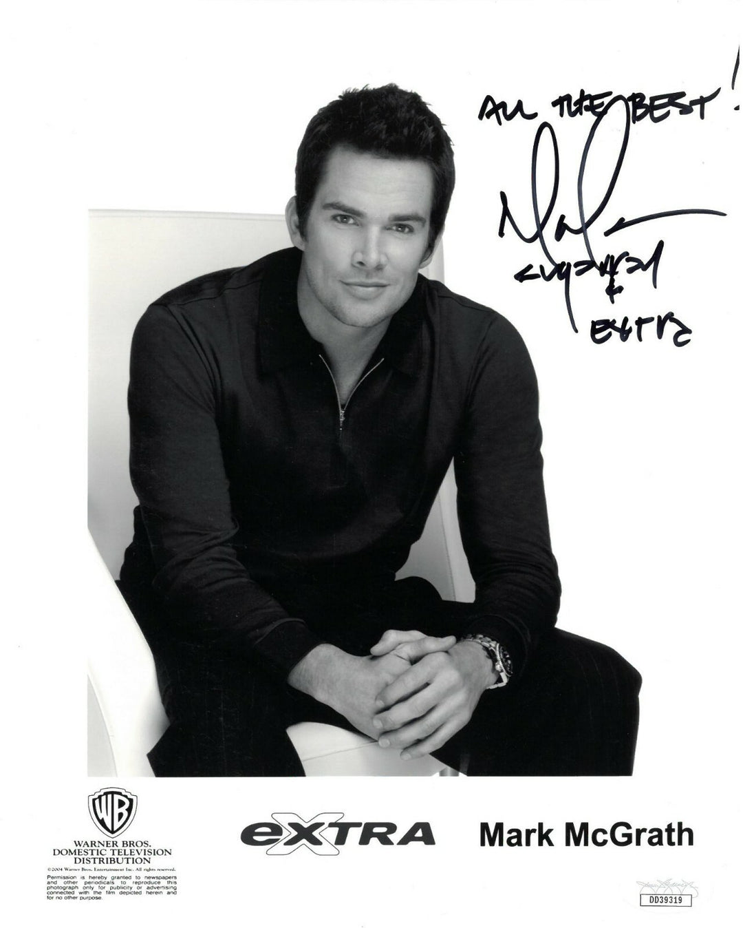 Mark McGrath signed 8x10 Photo All The Best, Sugar Ray & Extra- JSA #DD39319