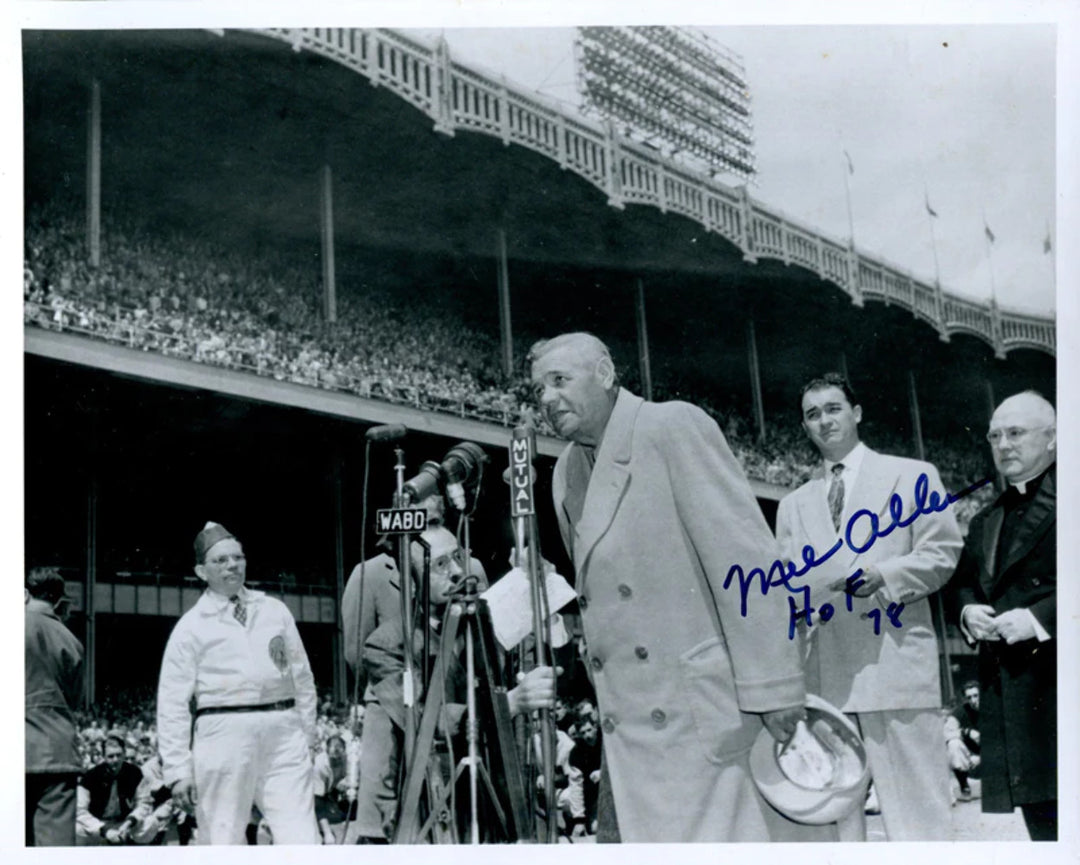 Mel Allen "HOF '78" Autographed 8x10 Photo