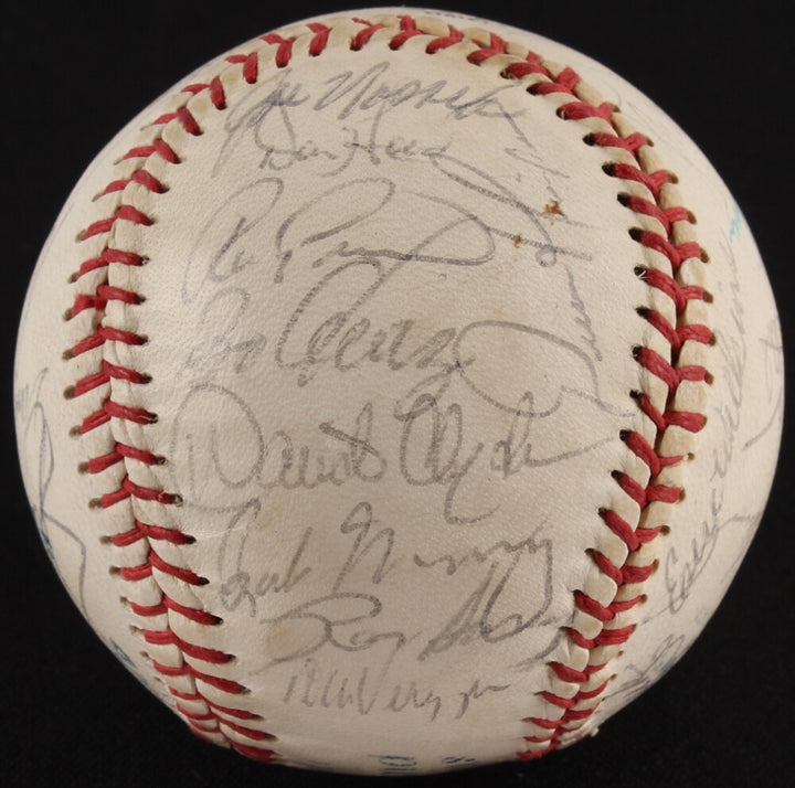 1979 CLEVELAND INDIANS TEAM SIGNED BALL WISE REUSCHEL PRUITT MANNING THORNTON +