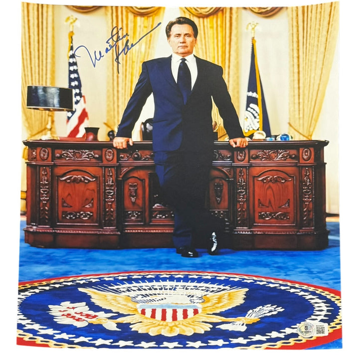 Martin Sheen Autographed/Signed The West Wing 11x14 Photo Beckett 54370