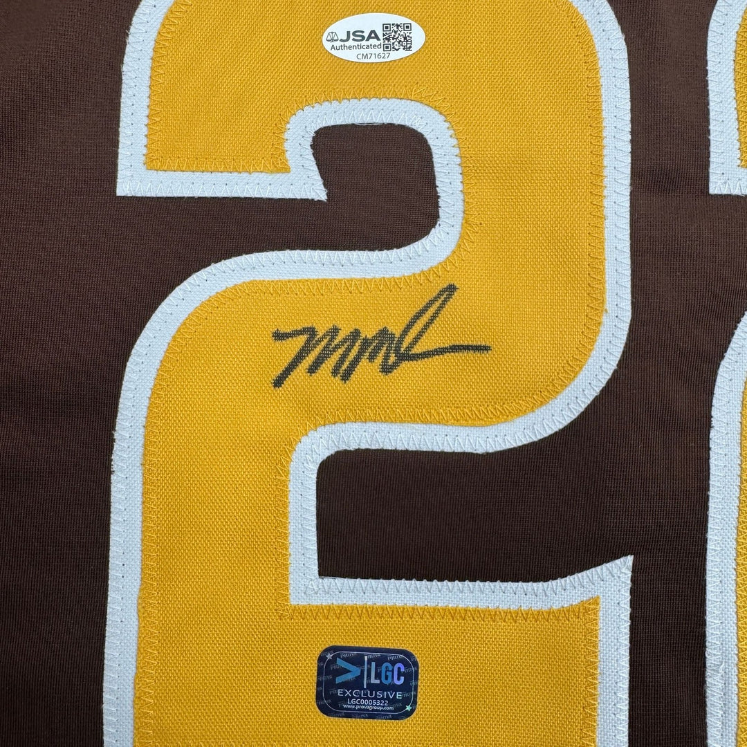 Autographed/Signed Mason Miller San Diego Brown Baseball Jersey JSA COA