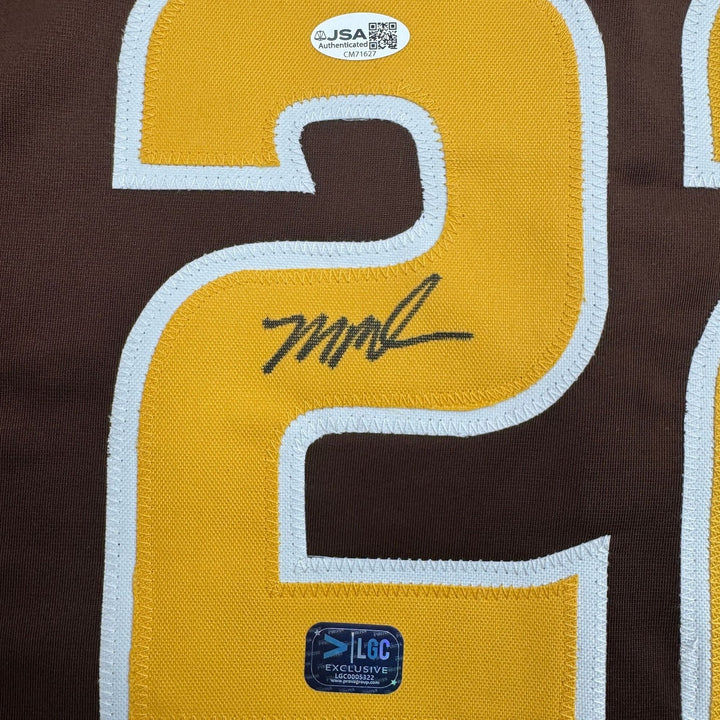 Autographed/Signed Mason Miller San Diego Brown Baseball Jersey JSA COA
