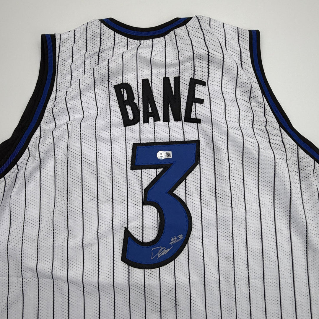 Autographed/Signed Desmond Bane Orlando White Pinstripe Jersey Beckett BAS COA