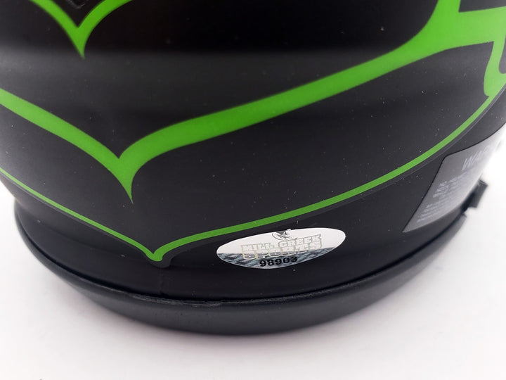 Michael Dickson Signed Seattle Seahawks Eclipse Black Speed Mini Helmet MCS Holo