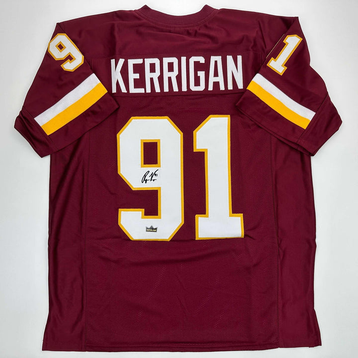 Facsimile Autographed Ryan Kerrigan Washington Red Reprint Jersey Size Men's XL