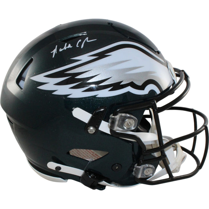 Randall Cunningham Signed Philadelphia Eagles SpeedFlex Helmet Beckett 55645
