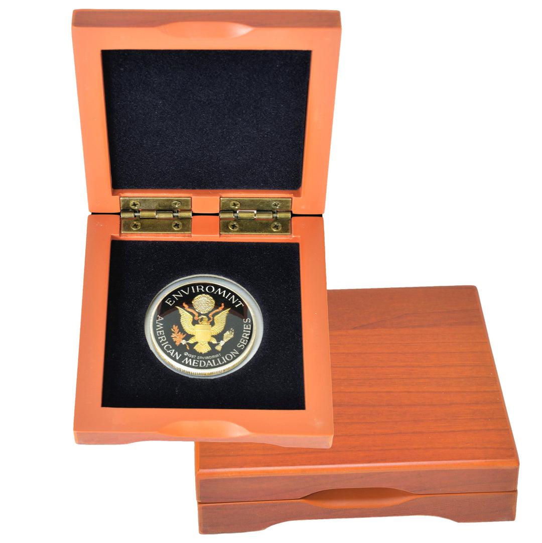 Rare Lou Gehrig 24k Gold with Black Enamel Bronze Coin Collectible
