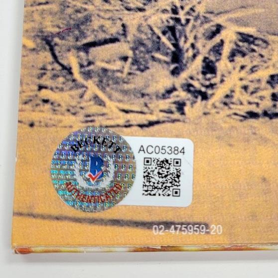 NAS Nasir Jones signed illmatic vinyl record album cover ~ BAS Beckett Holo