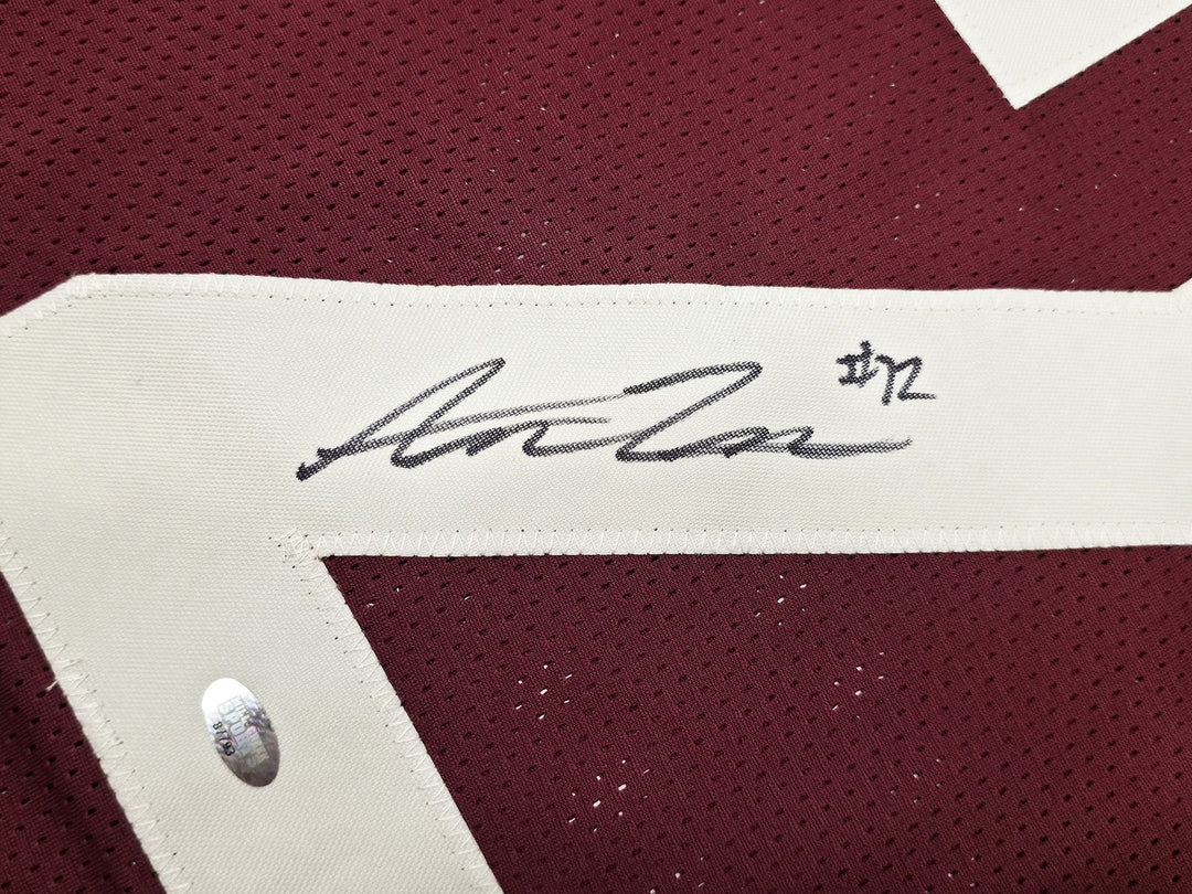 Washington State Cougars Abraham Abe Lucas Signed Crimson Jersey MCS Holo