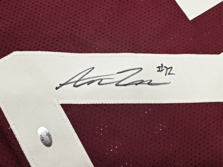Washington State Cougars Abraham Abe Lucas Signed Crimson Jersey MCS Holo
