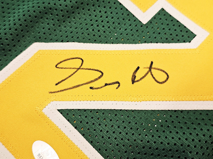 Seattle Supersonics Gary Payton Autographed Signed Green Jersey JSA